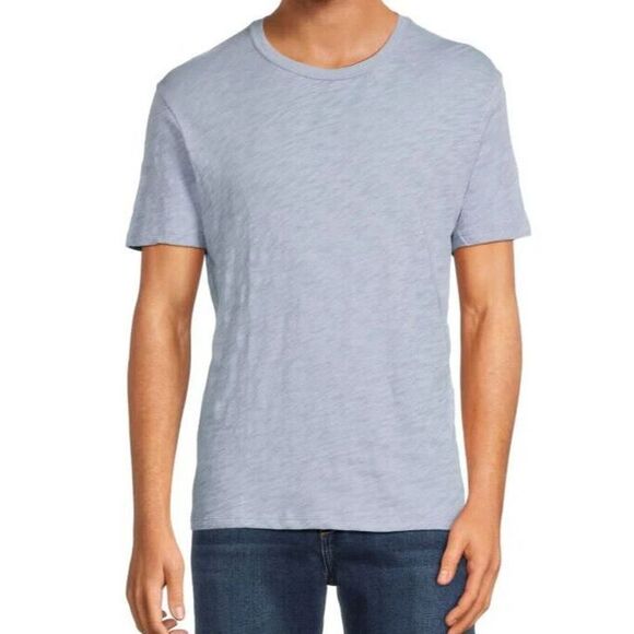 ATM Anthony Thomas Melillo AM4000-FK Men's Sz S Marina Blue S/S Crewneck Tee - Picture 6 of 6